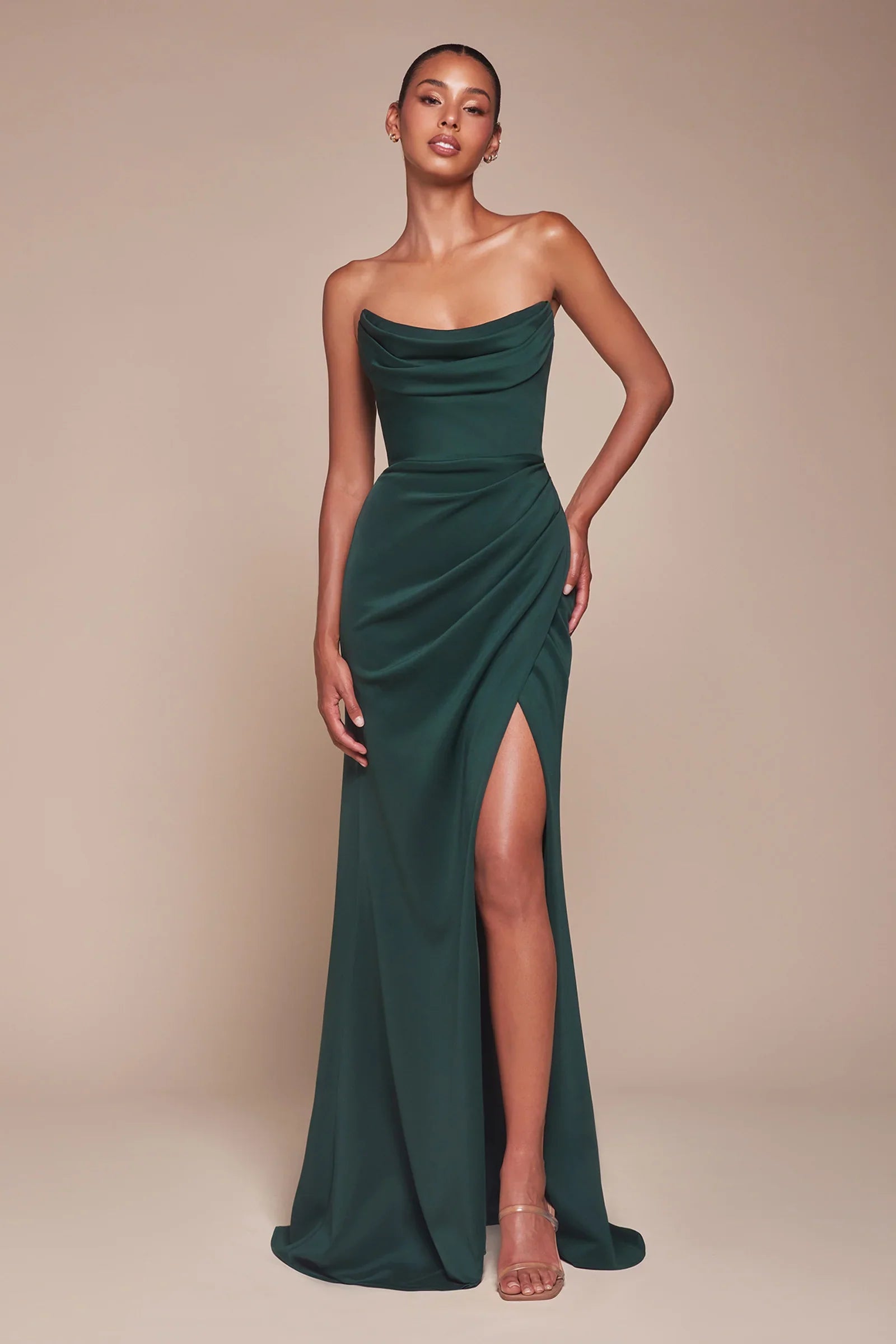 Johanna Gown Strapless Fitted Gown