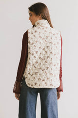 Fletcher Quilted Floral Vest FINAL SALE