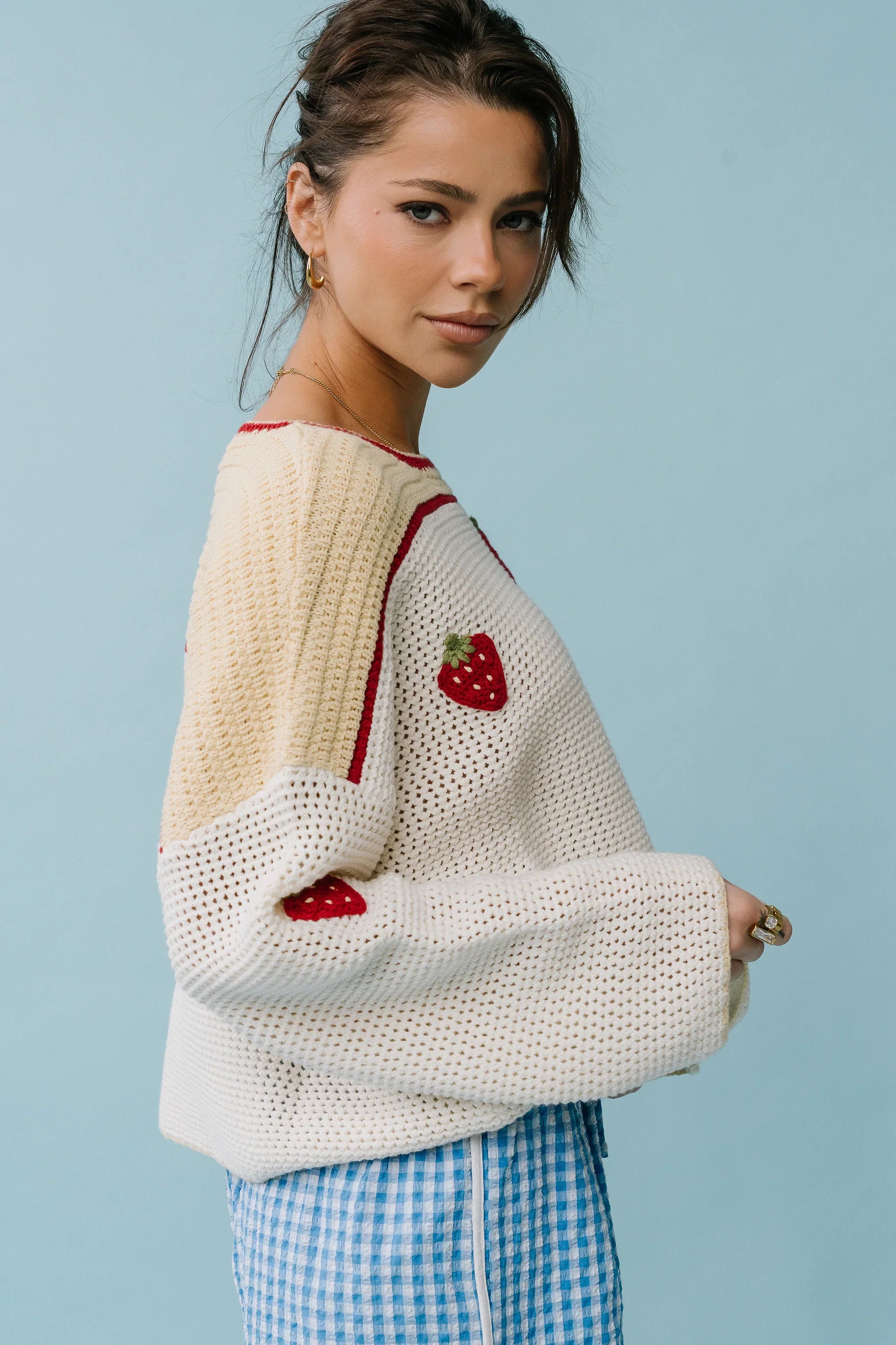 Halle Embroidered Sweater