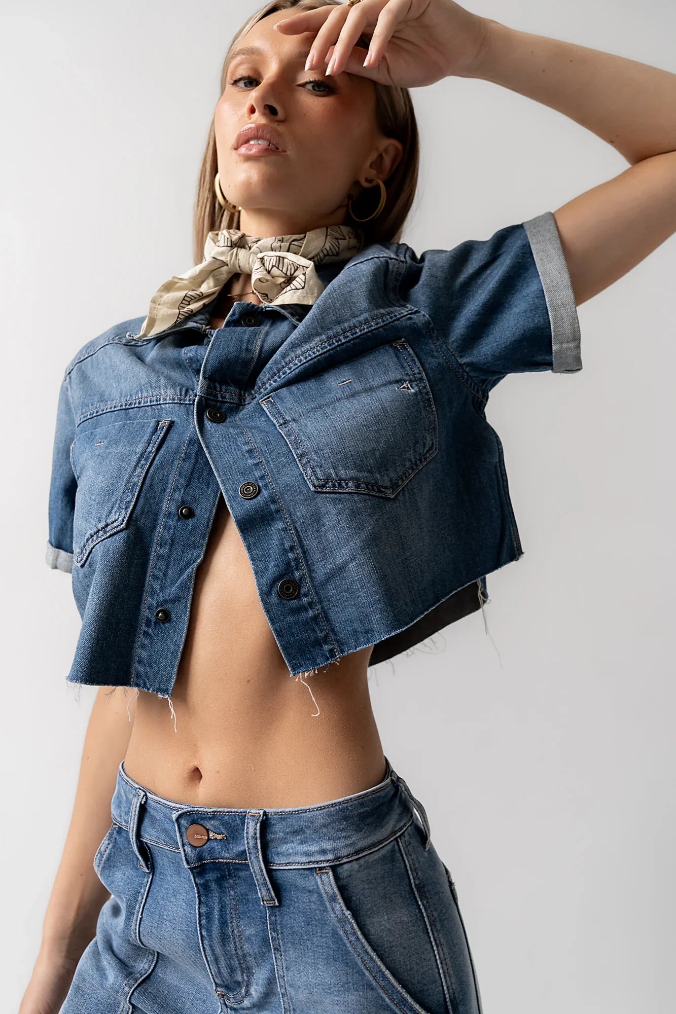 Nina Denim Button Up FINAL SALE