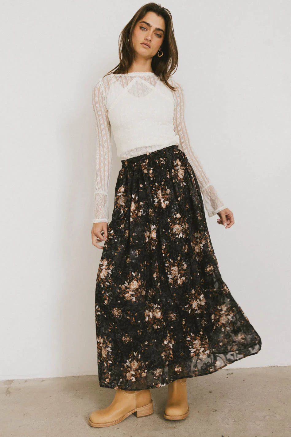 Llara Floral Maxi Skirt FINAL SALE