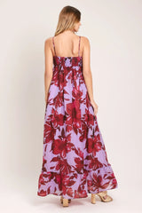 LOVE BLOSSOM FLORAL MAXI DRESS