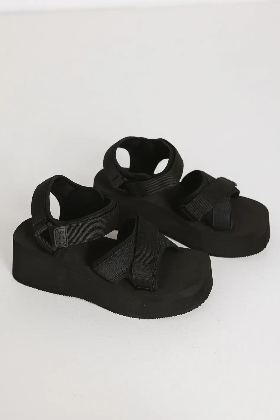 Seychelles Serenade Platform Sandals in Black FINAL SALE