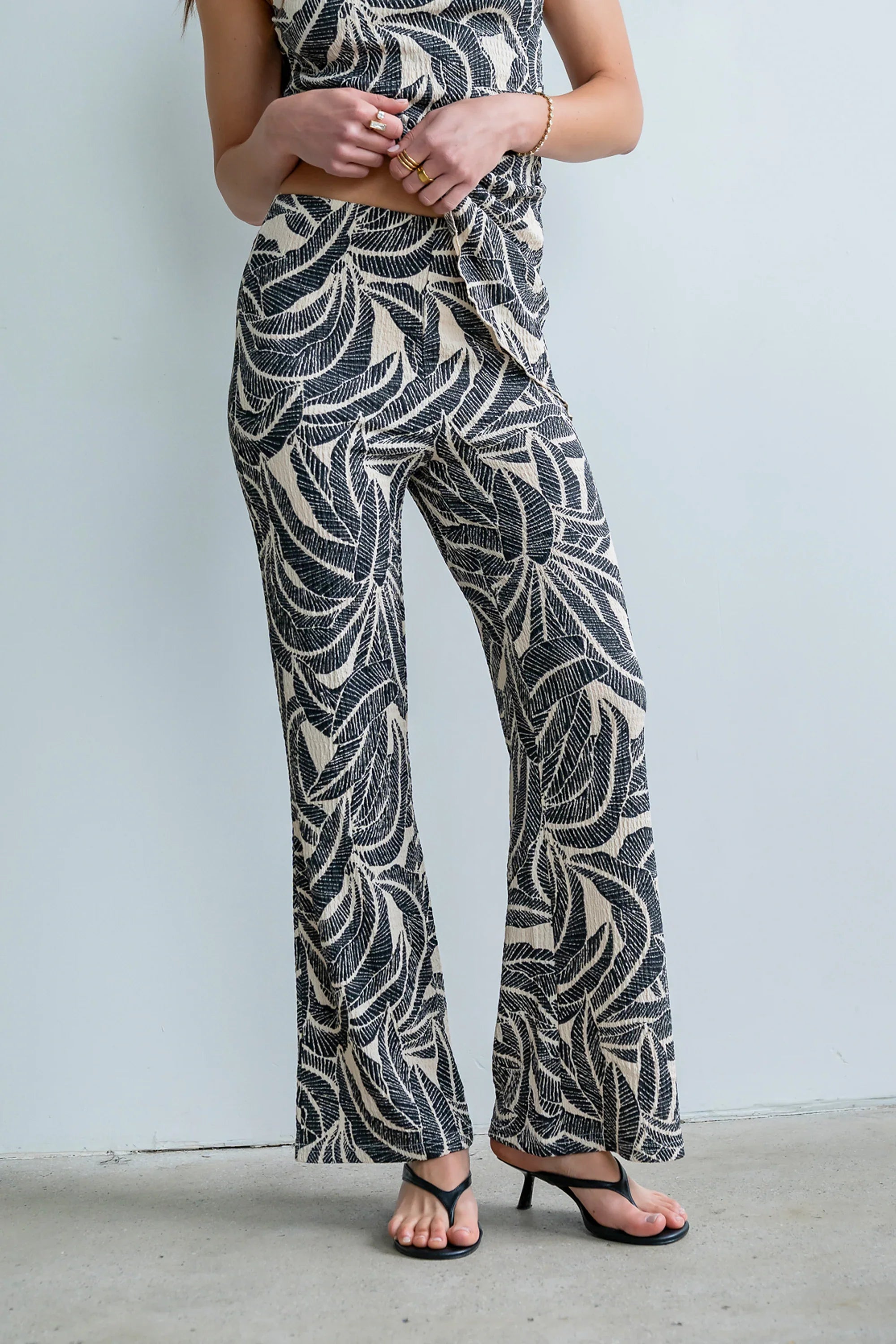 Minnie Abstract Wide Leg Pants