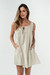 Calliope Striped Baby Doll Dress