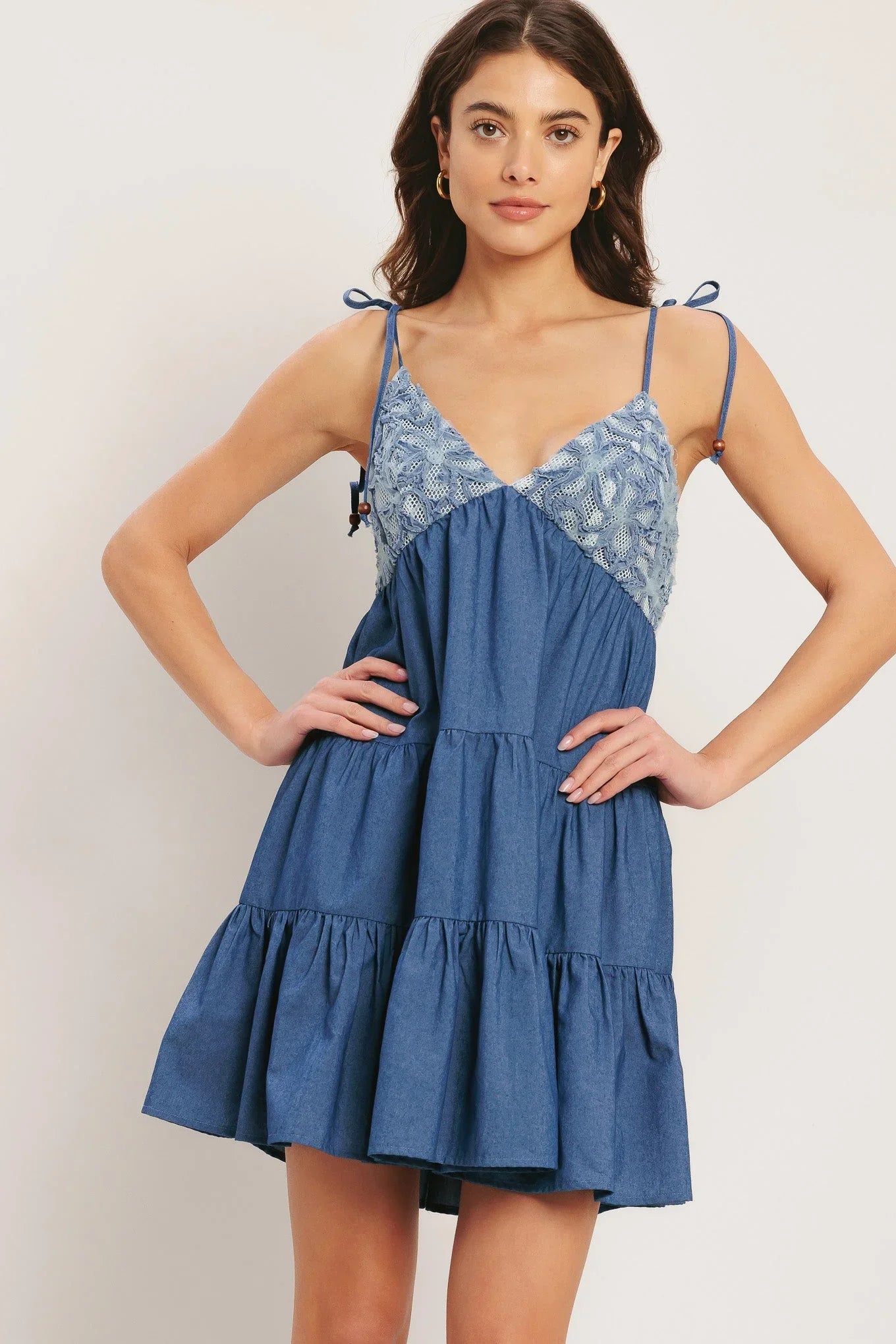 BLUEBELL BABYDOLL MINI DRESS