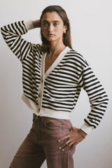 Osaia Striped Cardigan FINAL SALE