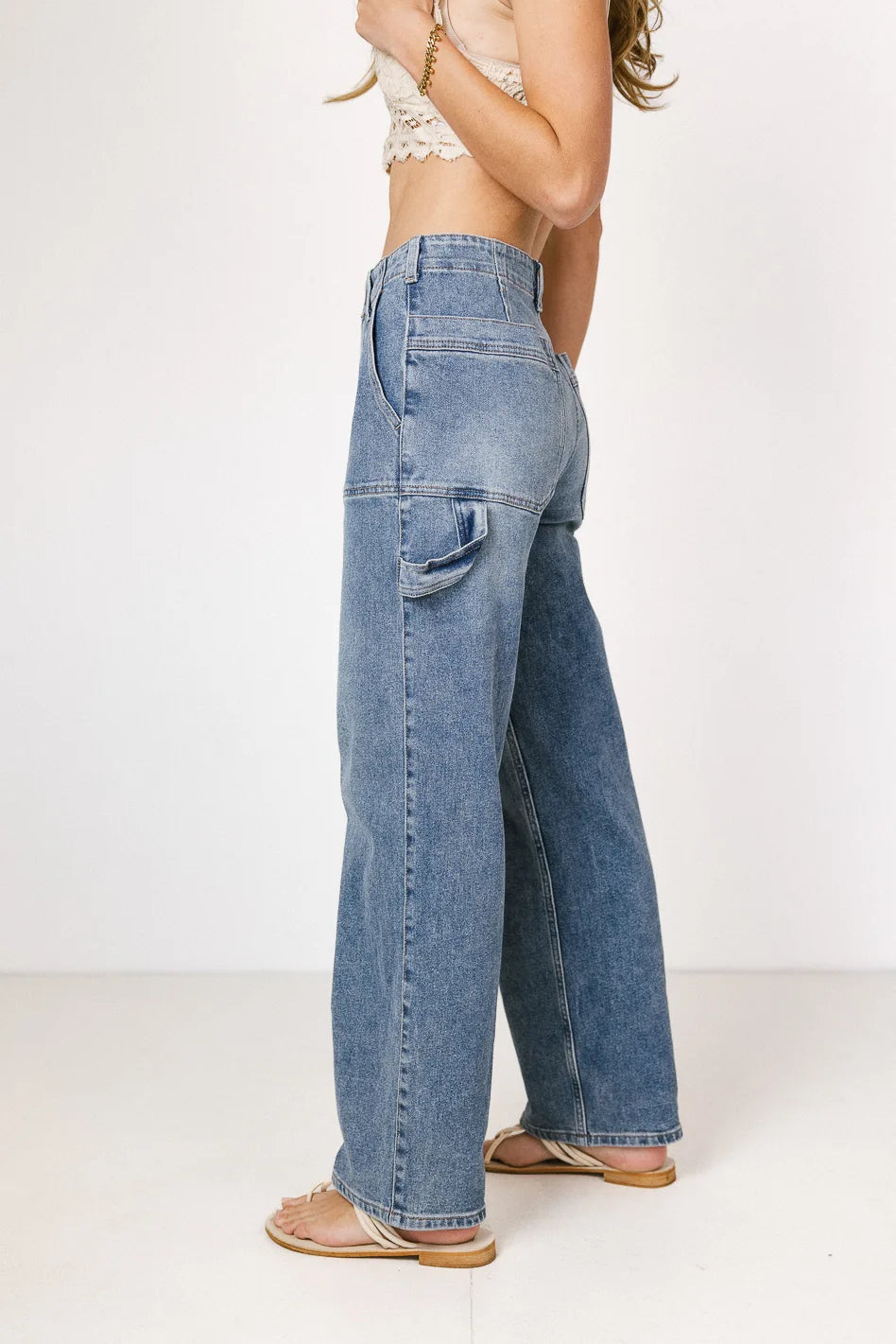 Imani Straight Leg Utility Jeans FINAL SALE