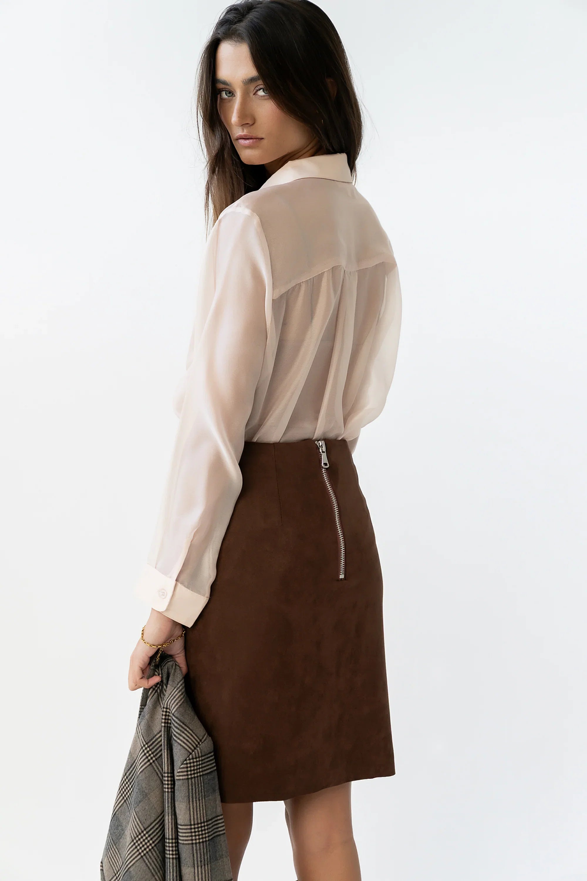 Franny Suede Mini Skirt FINAL SALE