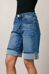 Gianna Cuffed Bermuda Shorts FINAL SALE