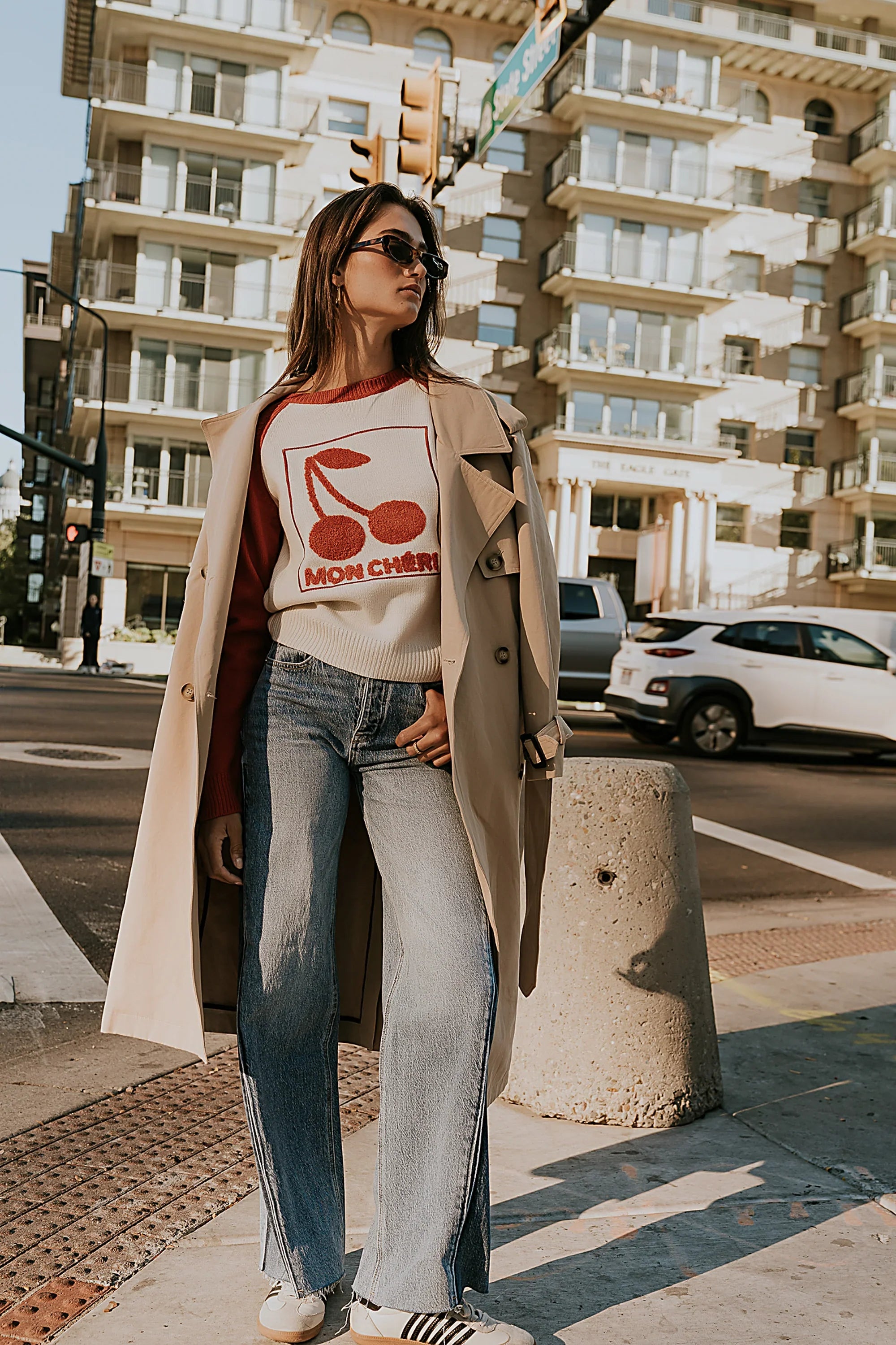 Rachel Trench Coat in Tan FINAL SALE