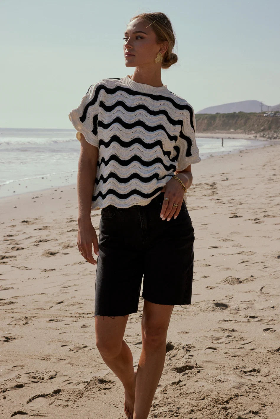 Marlene Wavy Sweater FINAL SALE
