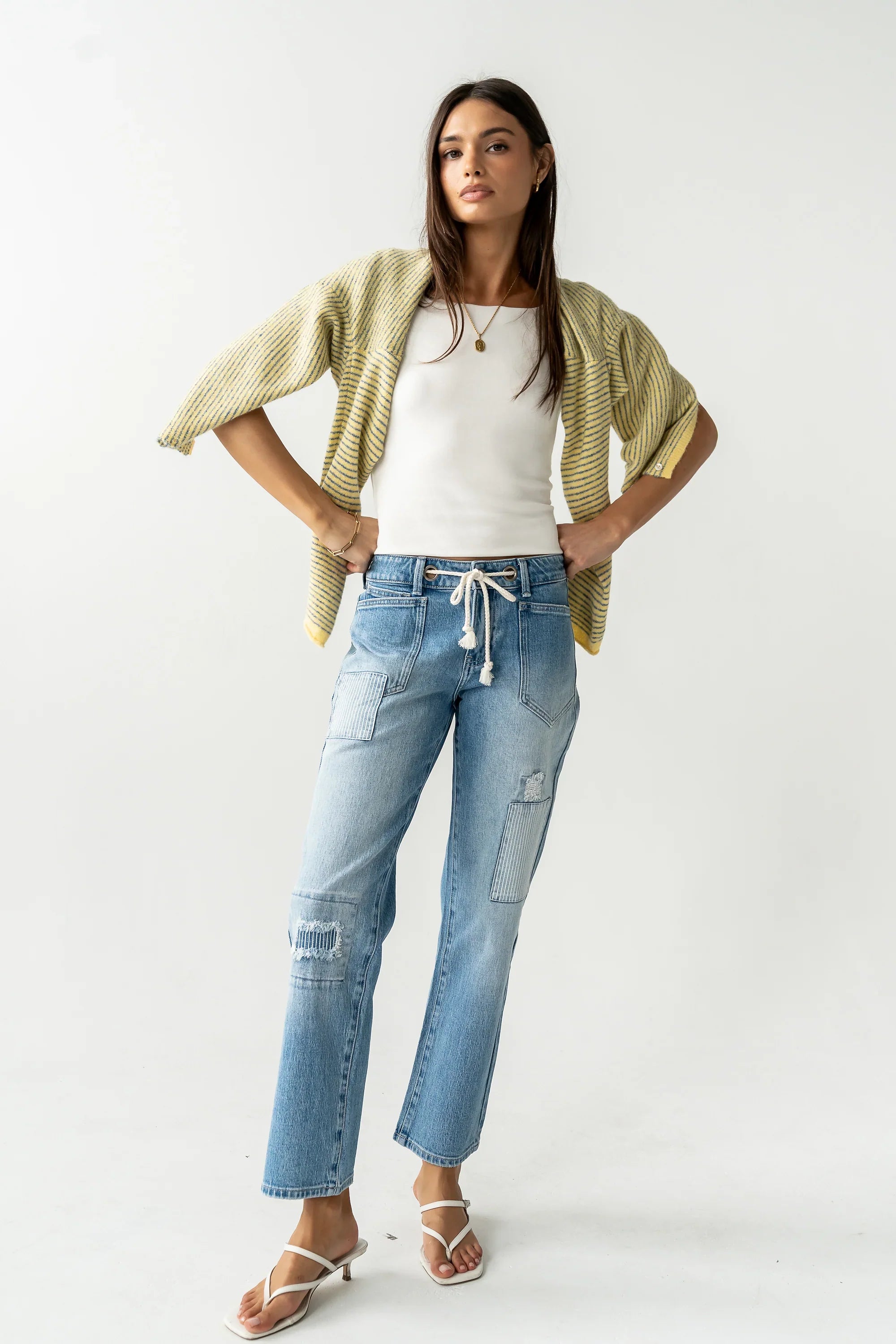 Marty Patchwork Jeans
