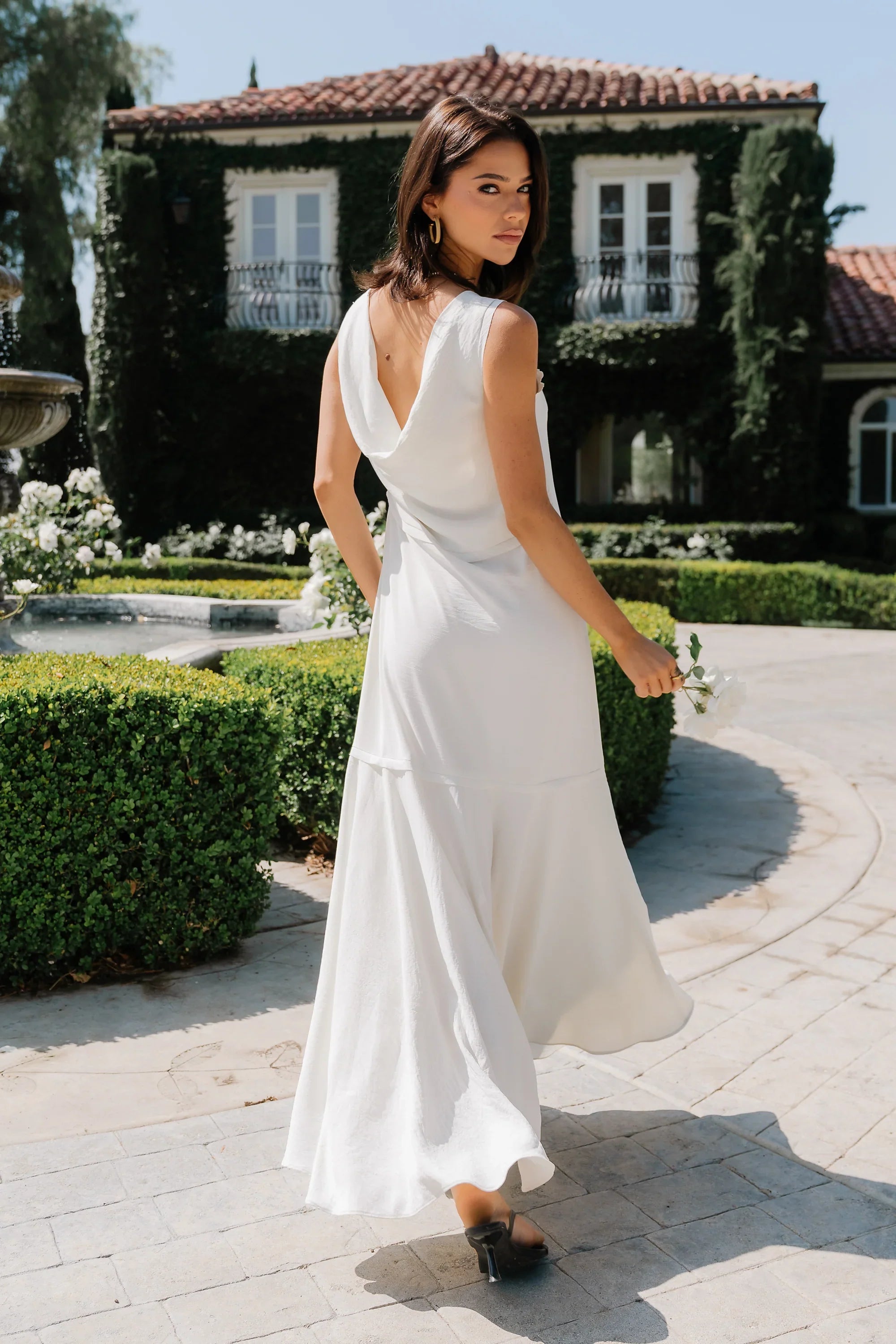 Marlon Maxi Dress in Ivory