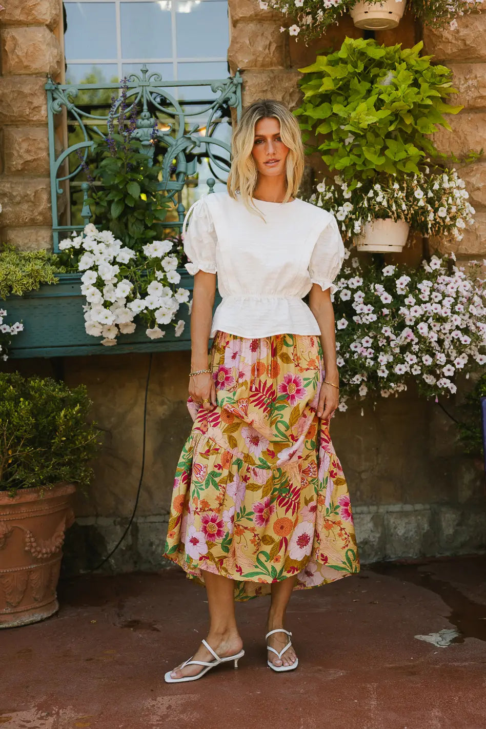 Cecily Floral Skirt FINAL SALE