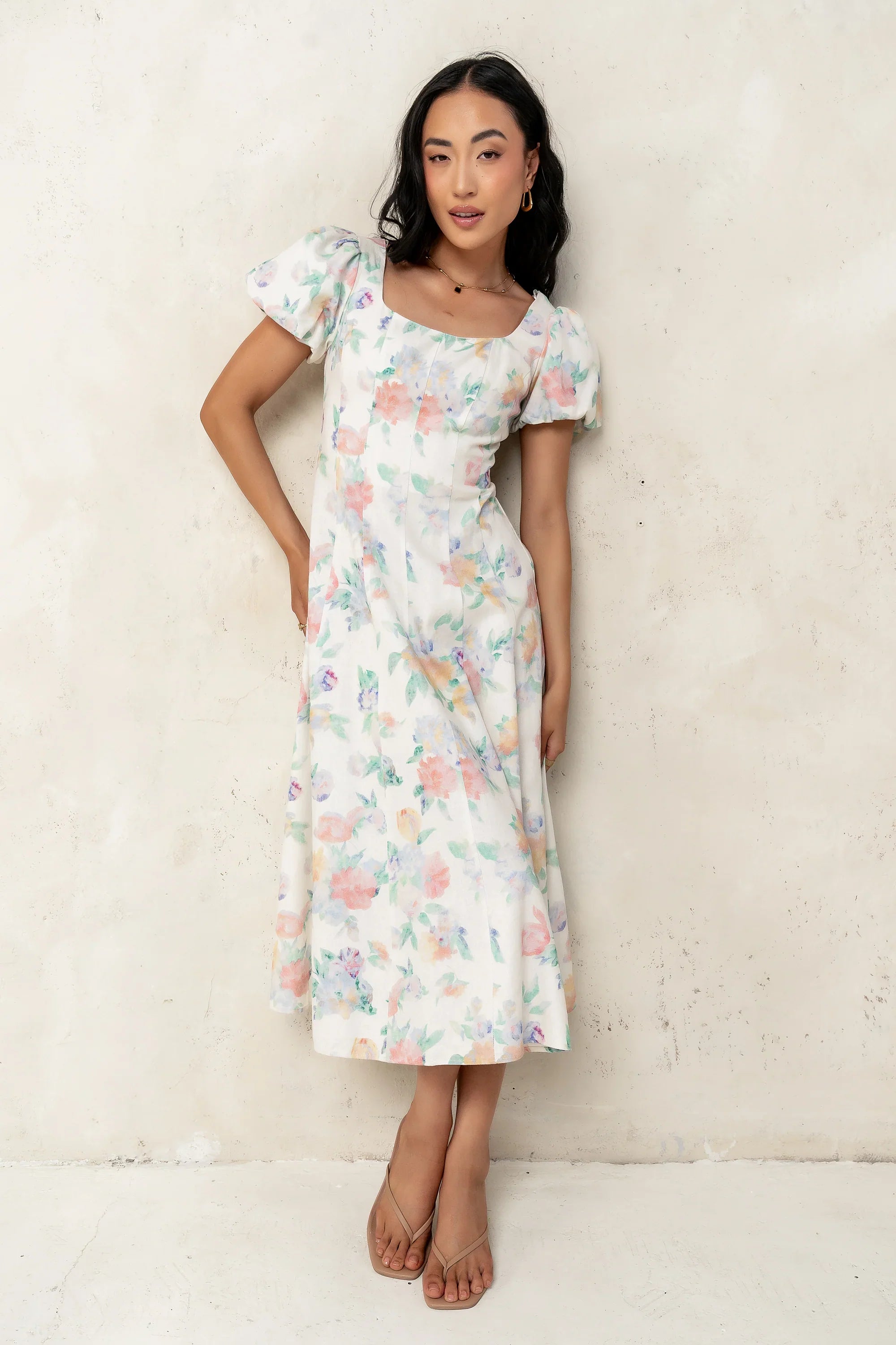 Mollie Floral Maxi Dress
