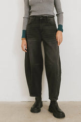 Lex Barrel Jeans in Black FINAL SALE