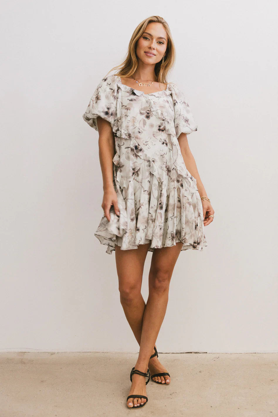 Florence Ruffled Mini Dress FINAL SALE