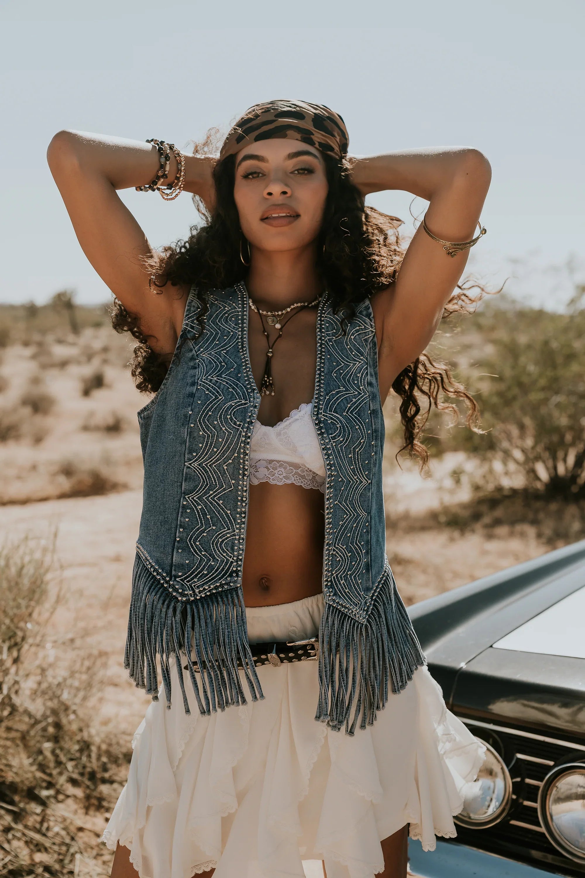 Taysha Denim Vest