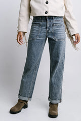 Amber Wide Leg Jeans in Medium Wash FINAL SALE