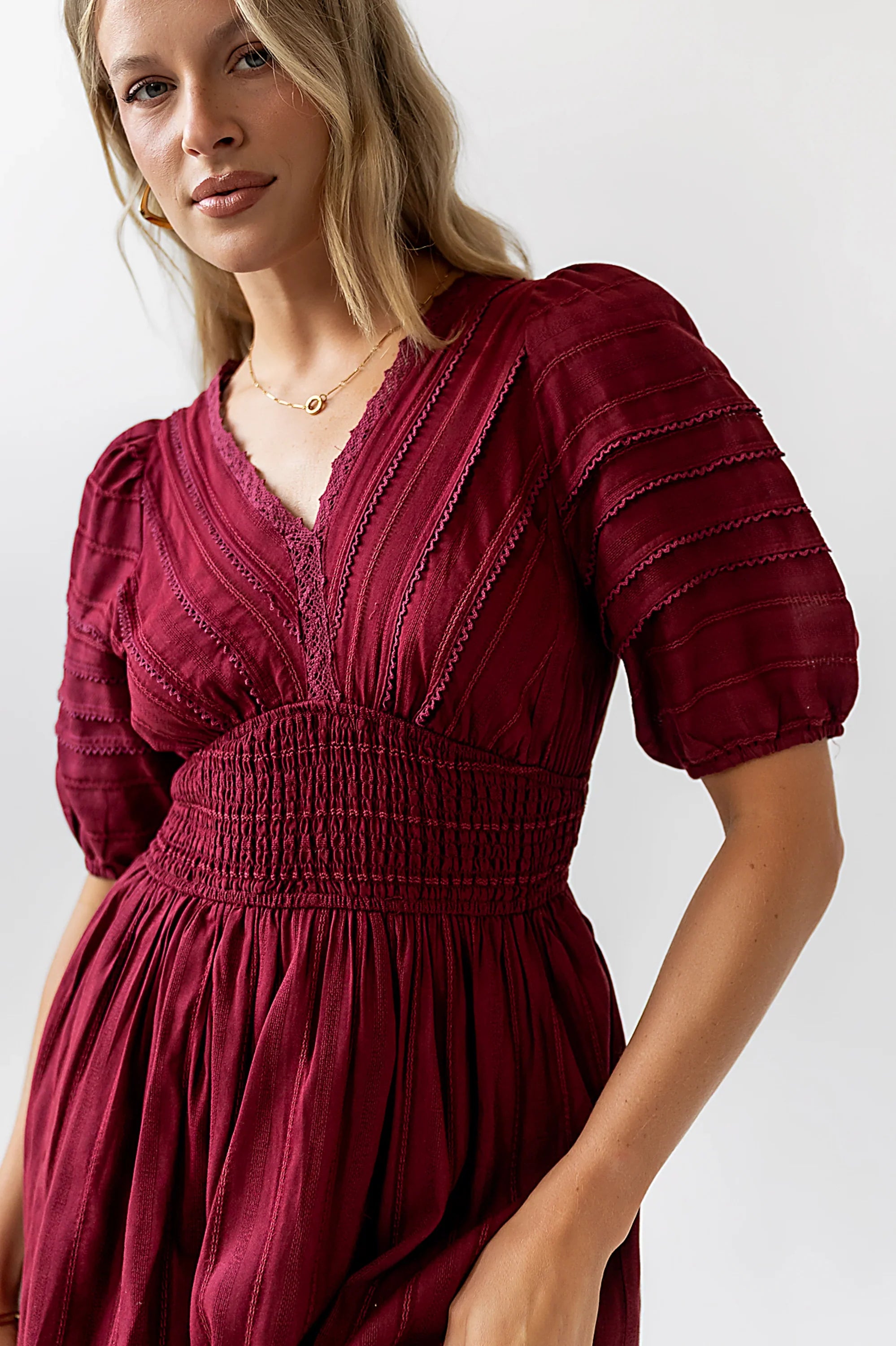 Tammia Ric Rac Midi Dress FINAL SALE