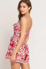 EURO SUMMER WOVEN ROMPER