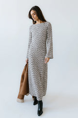 Lennon Textured Maxi Dress FINAL SALE