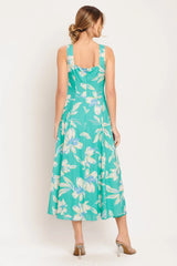 AQUA DAYDREAMS MIDI DRESS
