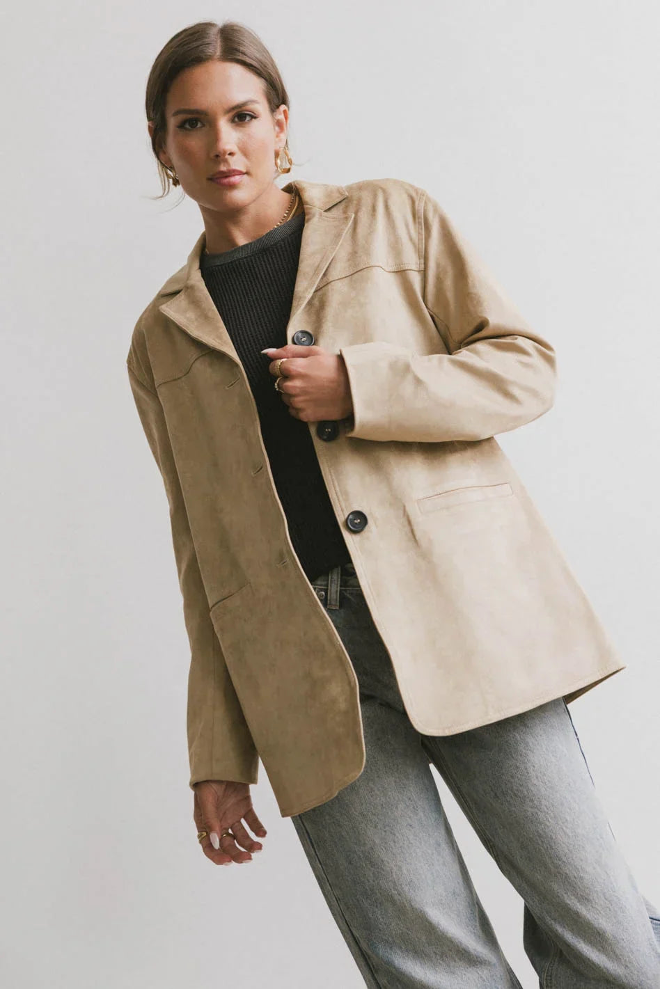 Renly Suede Blazer FINAL SALE