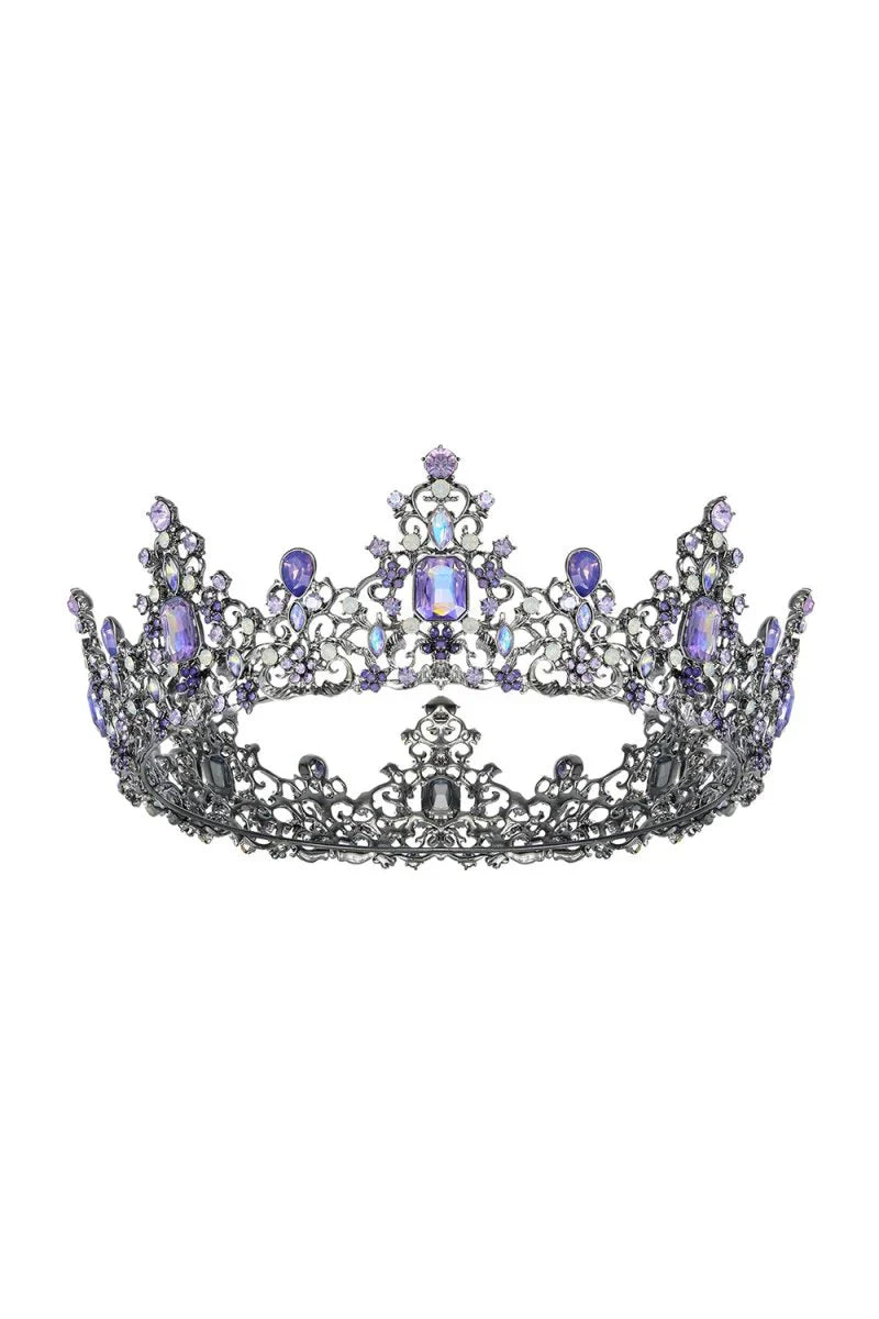 Baroque Colorful Crystal Crown