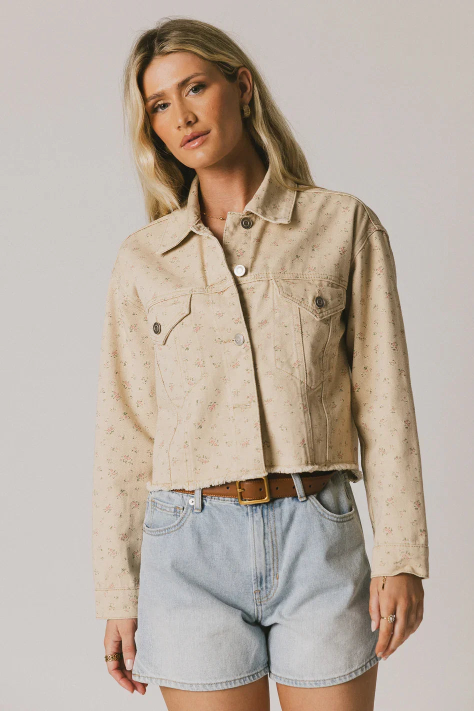 Dakota Floral Denim Jacket