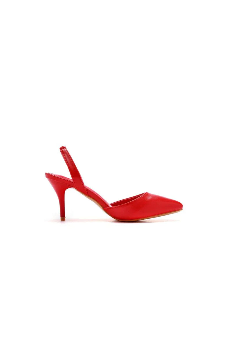 Simple Elegant Pointed Toe Stiletto Slingback High Heels