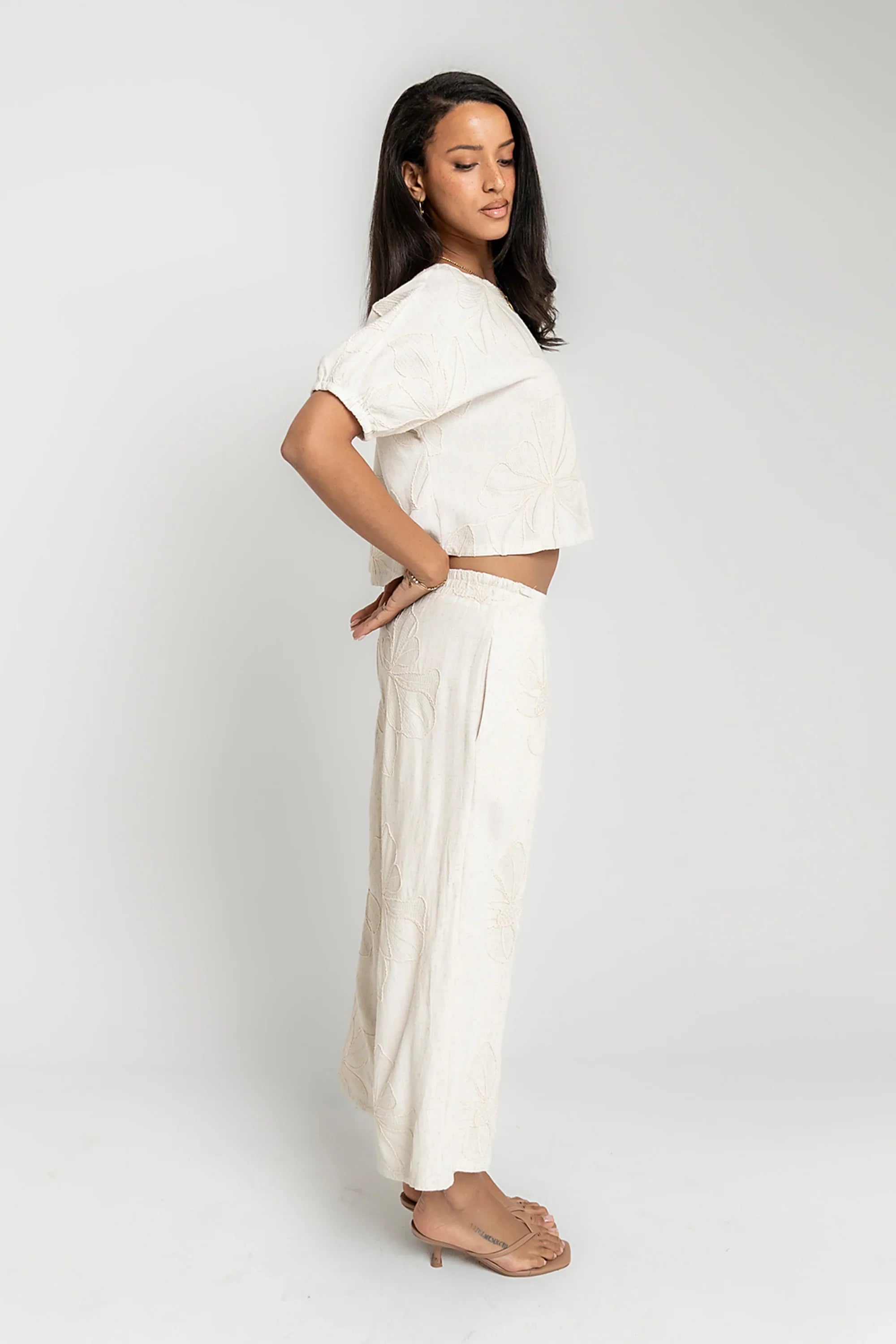 Kortney Floral Wide Leg Pants