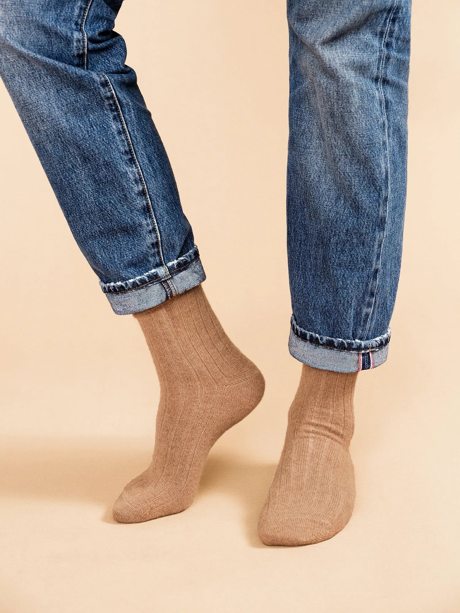 Roma Cashmere Rib Mens Crew