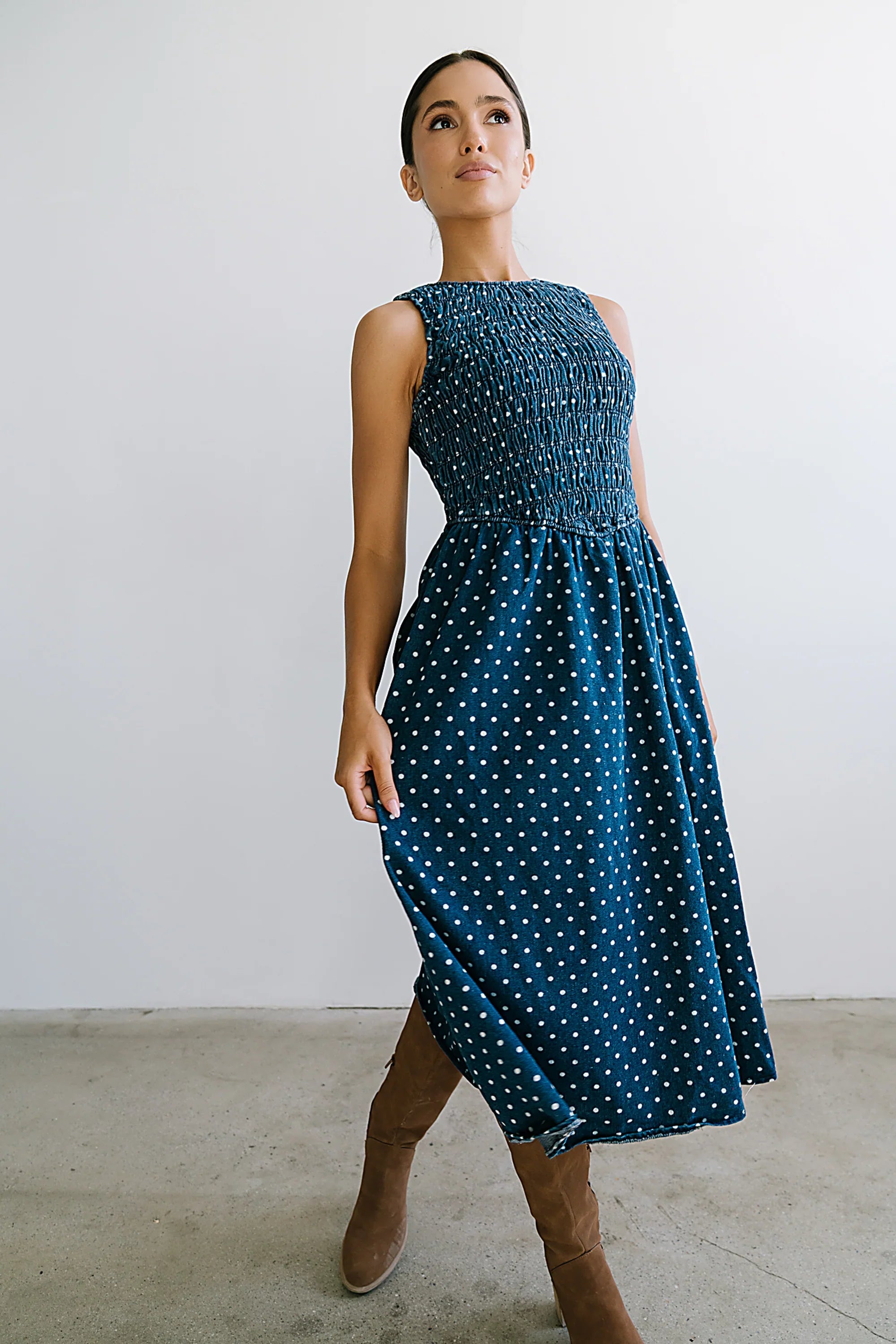 Jasmine Denim Midi Dress