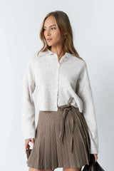 Maci Cardigan in Natural