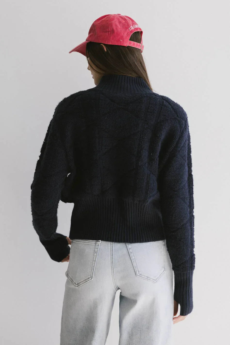 Sheena Quilted Jacket in Navy FINAL SALE