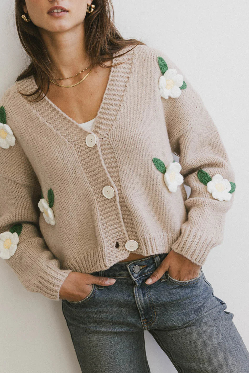 Annai Floral Cardigan FINAL SALE