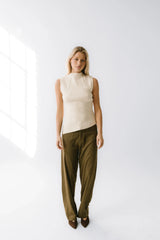 Lander Wide Leg Pants in Olive