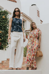 Clarise Floral Midi Skirt