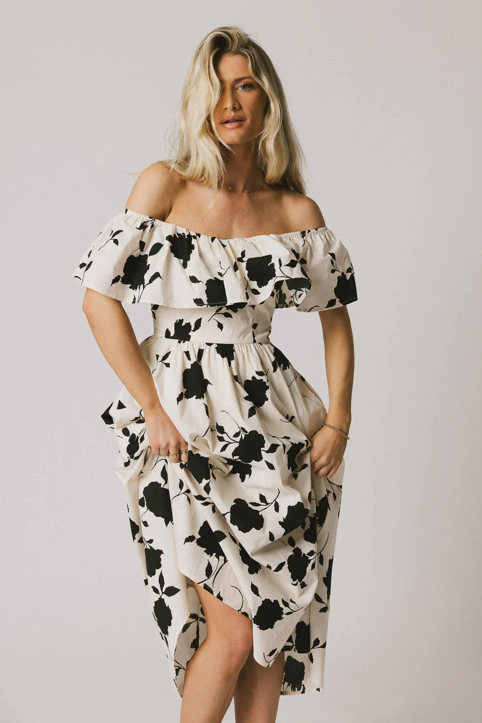 Chaney Floral Midi Dress FINAL SALE