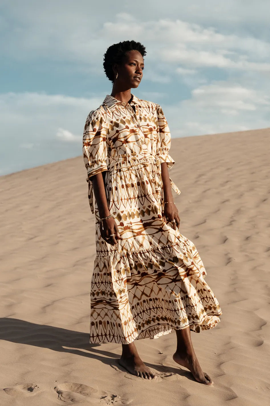 Tamara Abstract Midi Dress FINAL SALE