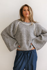 Maddy Ric Rac Knit Sweater