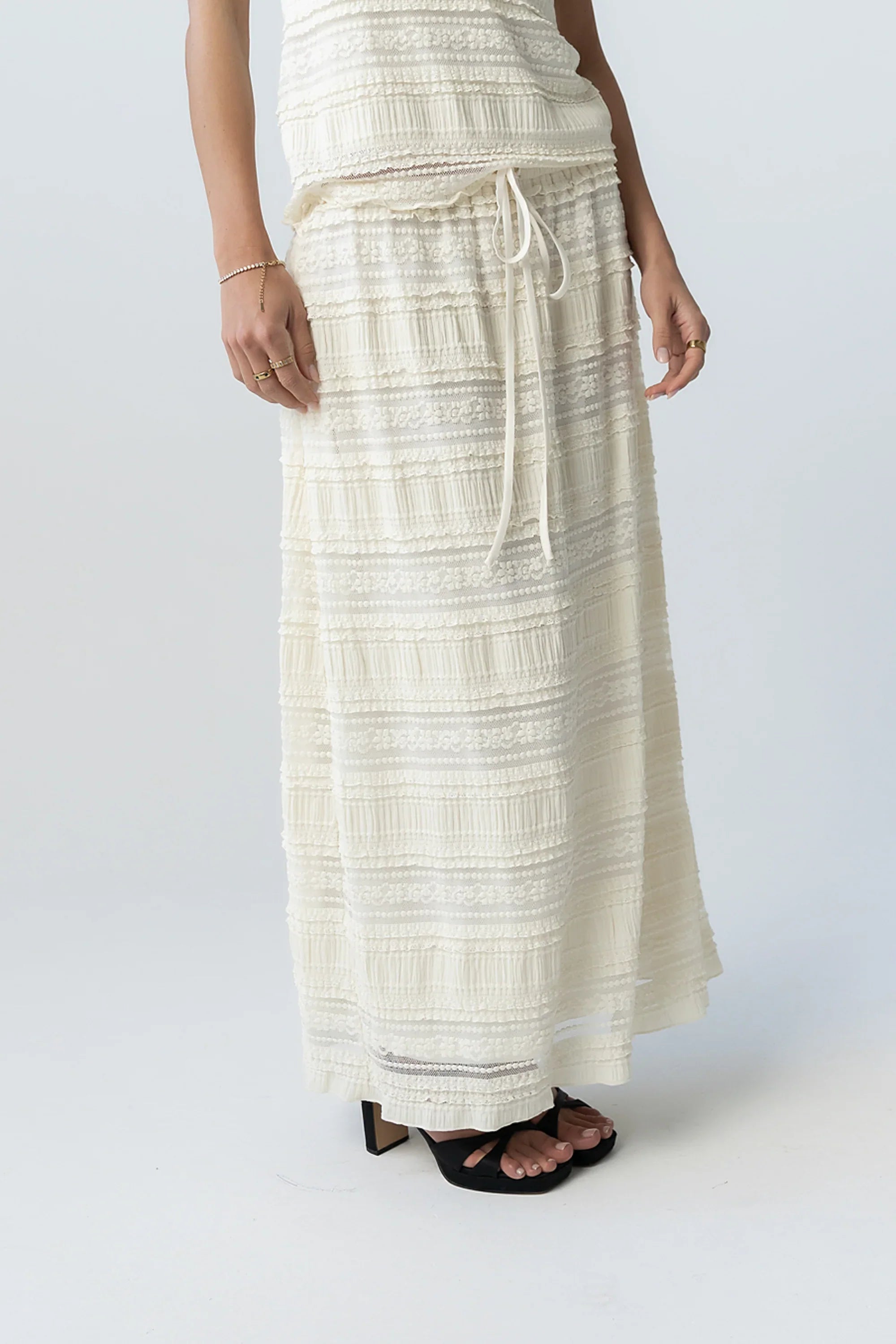 Markus Lace Maxi Skirt