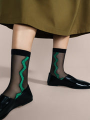 Zig Zag Sheer Crew