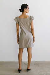 Joana Mini Dress in Taupe FINAL SALE
