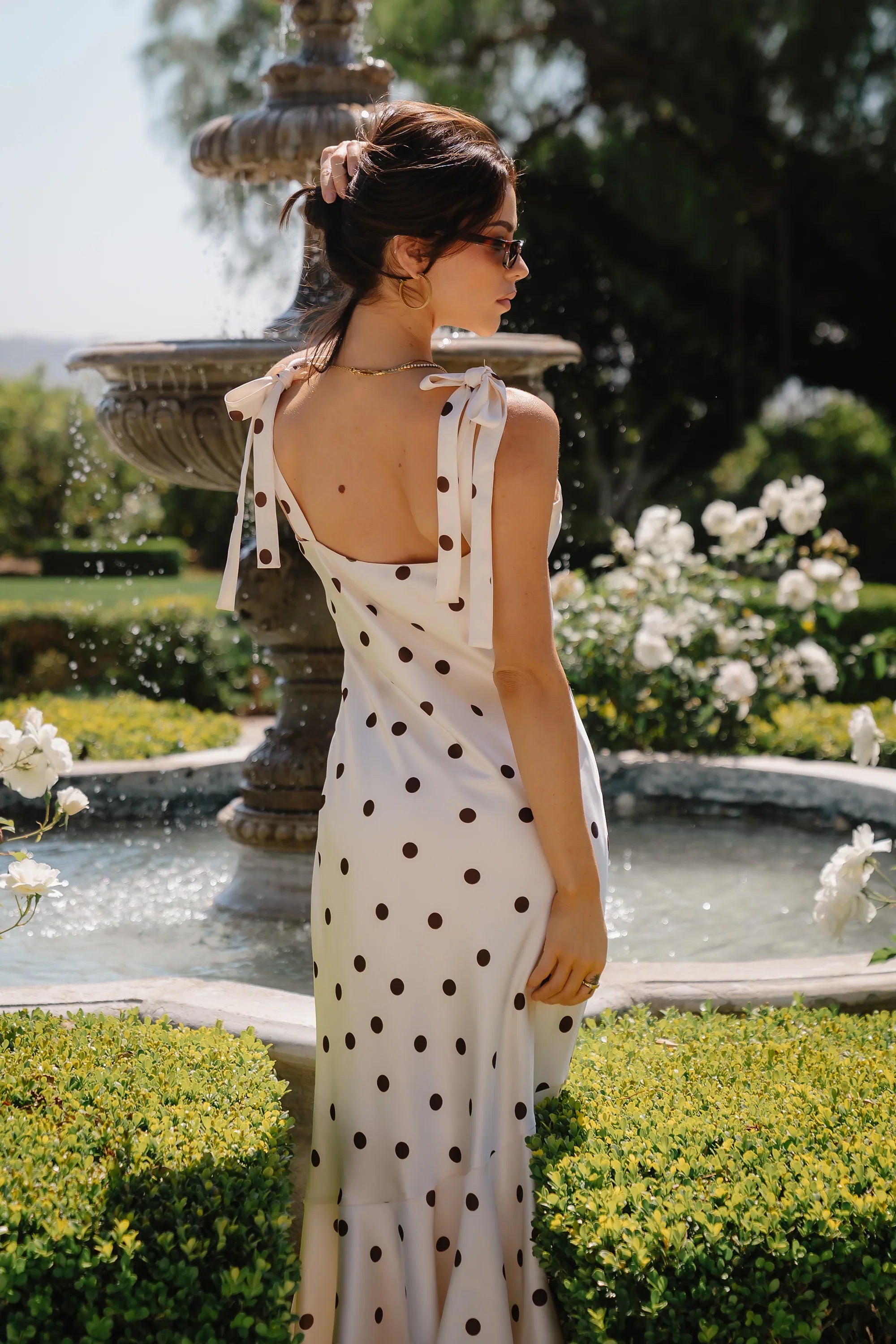 Emerie Polka Dot Maxi Dress
