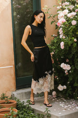 Frankie Asymmetrical Skirt in Black FINAL SALE