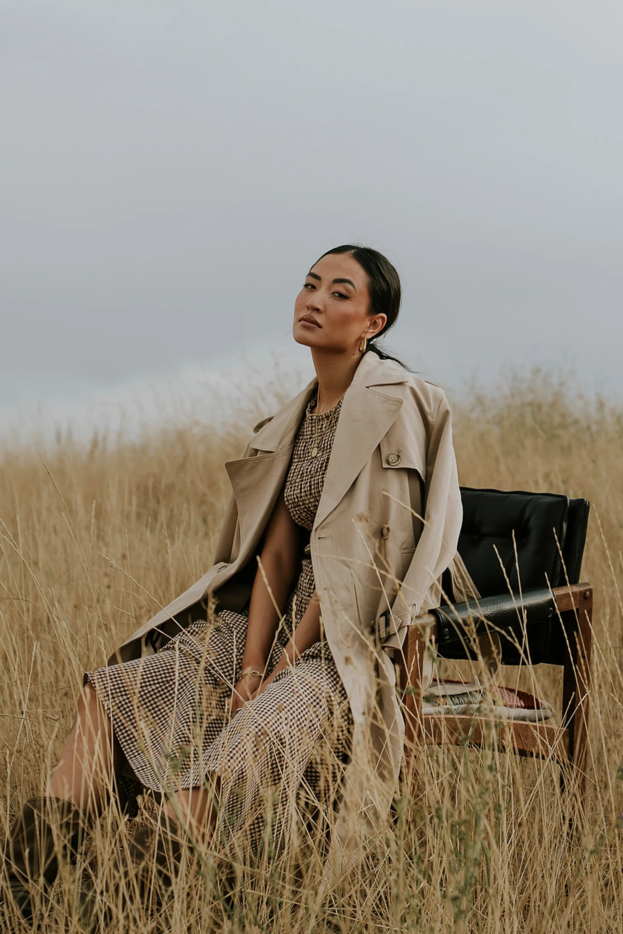 Rachel Trench Coat in Tan FINAL SALE