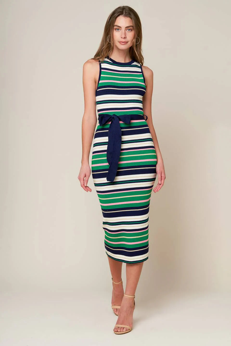 LETS GO ABROAD SWEATER DRESS